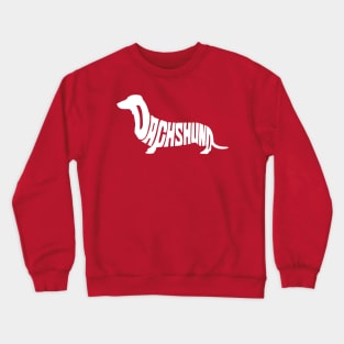 Dachshund white Crewneck Sweatshirt